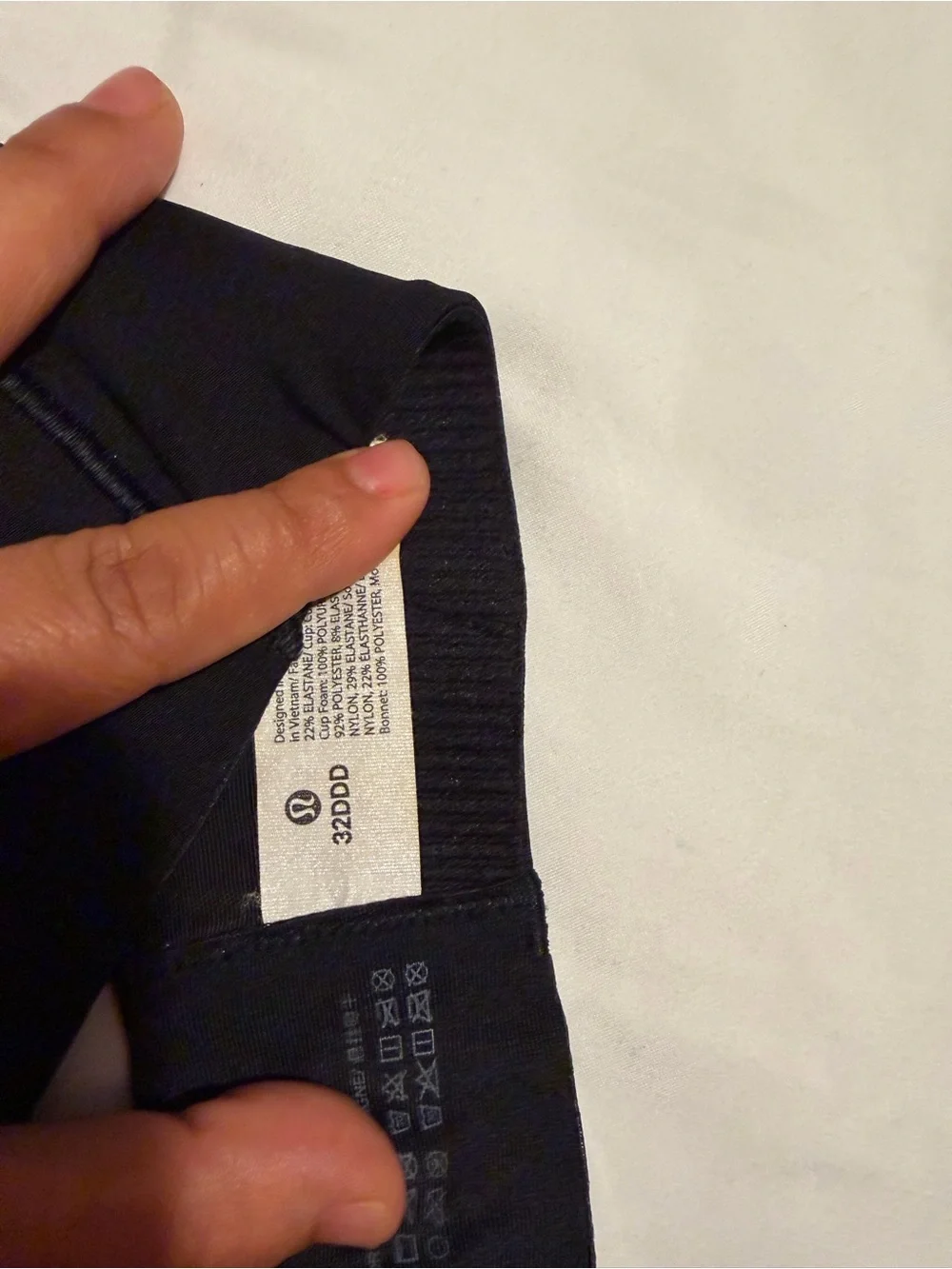 lululemon athletica Black Crisscross Strappy Sports Bra